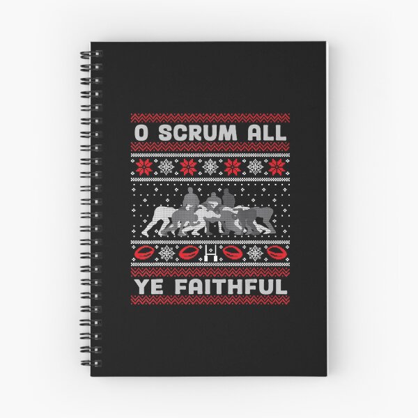 Item preview, O Scrum All Ye Faithful Funny Rugby Christmas designed and sold by GabrieSketcham.