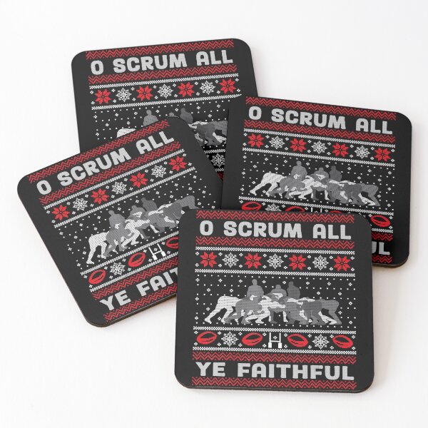 Item preview, O Scrum All Ye Faithful Funny Rugby Christmas designed and sold by GabrieSketcham.