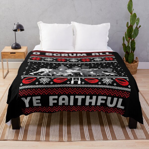 Item preview, O Scrum All Ye Faithful Funny Rugby Christmas designed and sold by GabrieSketcham.