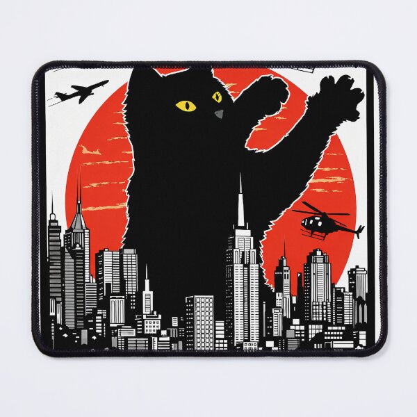 Item preview, Catzilla – Giant Cat Kaiju Art designed and sold by DesigOnex.