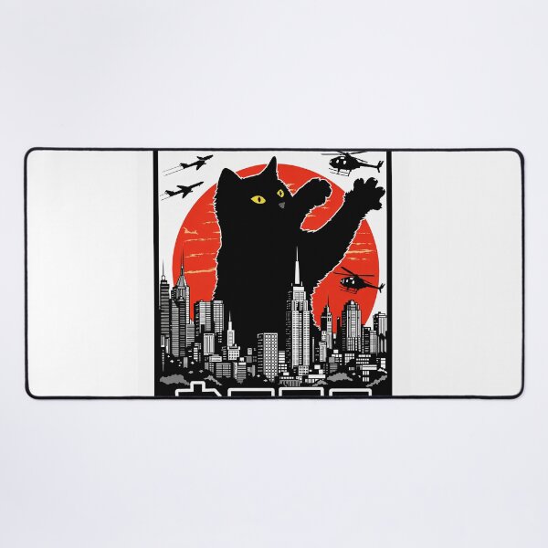 Item preview, Catzilla – Giant Cat Kaiju Art designed and sold by DesigOnex.