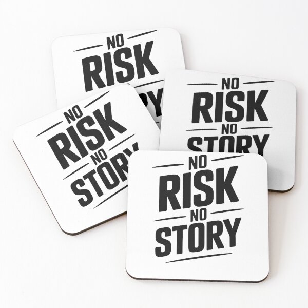 Item preview, No Risk No Story – Motivational Quote Design for Dreamers & Risk Takers designed and sold by jogmayashop.