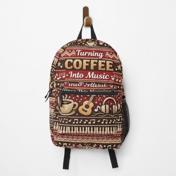 Item preview, Turning Coffee Into Music Musician Humor Knitting Patterns designed and sold by Mauswohn.