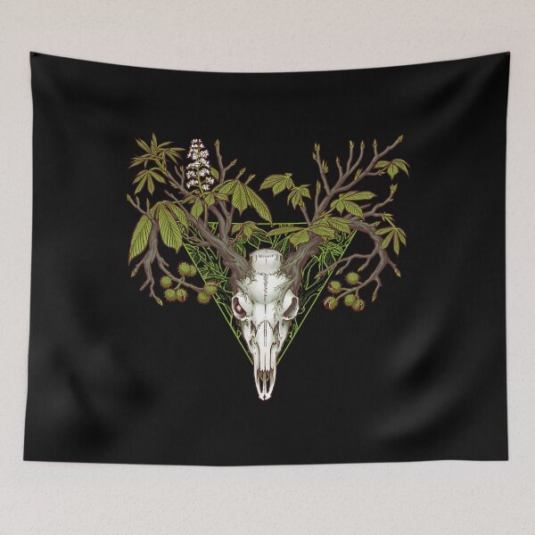Item preview, Buck Deer Skull Anatomy Illustration designed and sold by ebvpidzsnt52.