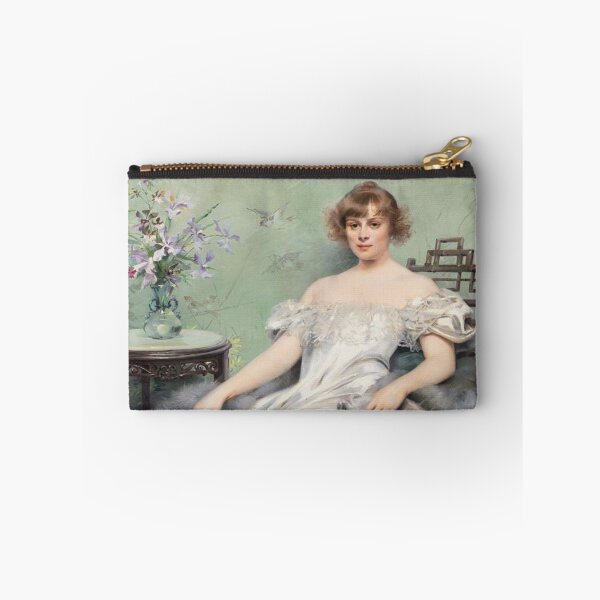 Item preview, Young Woman with Flowers designed and sold by SharonTheFirst.