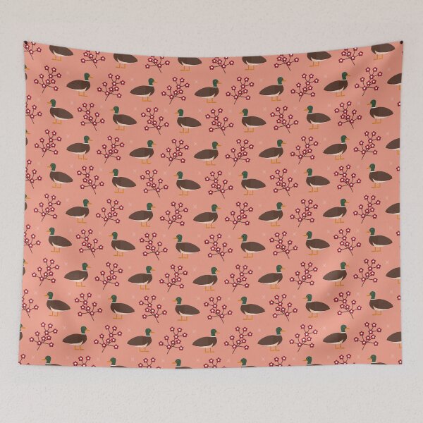 Item preview, Mallards on pink designed and sold by reneesillus.
