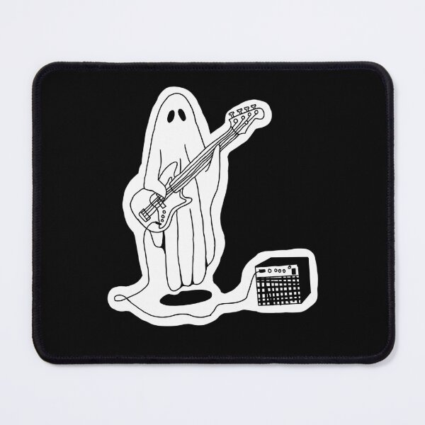 Item preview, Sheet Ghost Playing Bass designed and sold by Retro Canvas.