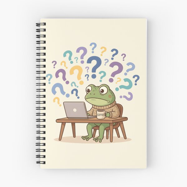 Item preview, Overthinking Frog Meme | Funny Anxiety Frog, Introvert Humor, Relatable Meme T-Shirt & Sticker  designed and sold by ZyxDes.