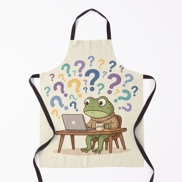 Item preview, Overthinking Frog Meme | Funny Anxiety Frog, Introvert Humor, Relatable Meme T-Shirt & Sticker designed and sold by ZyxDes.