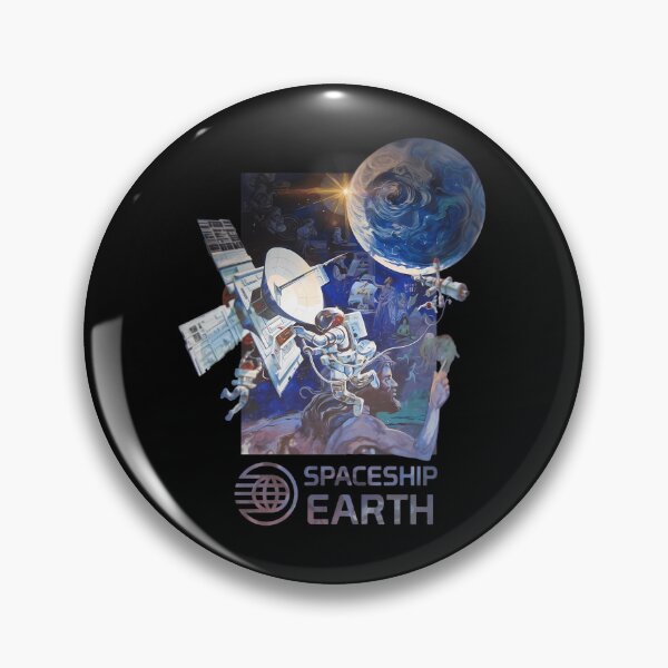 Item preview, Our Spaceship Earth designed and sold by Retro Canvas.