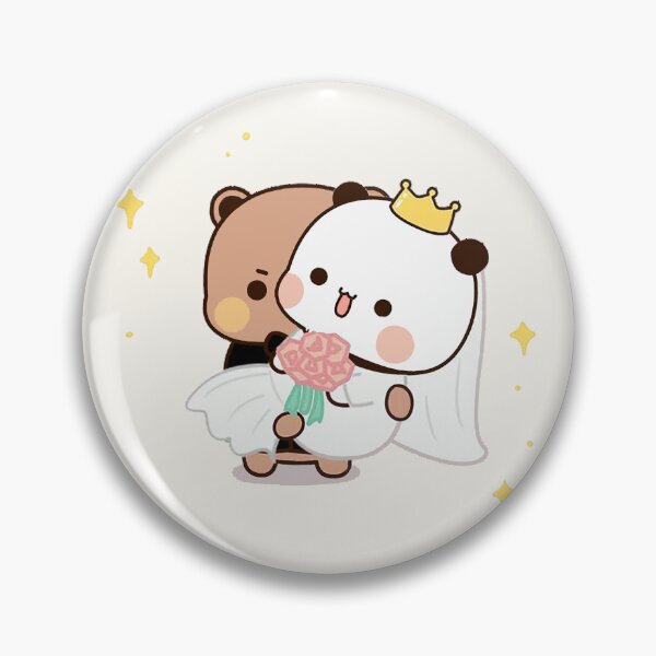 Item preview, Marry Me Dudu | Cute Bear Couple | Panda Yier | Bubu Brownie Bear designed and sold by valeriehsin.