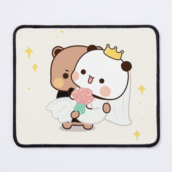 Item preview, Marry Me Dudu | Cute Bear Couple | Panda Yier | Bubu Brownie Bear designed and sold by valeriehsin.