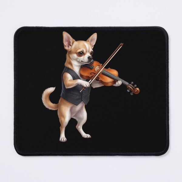 Item preview, Chihuahua Playing Viloin Player Violinist Dog Lover designed and sold by TerryConnells.