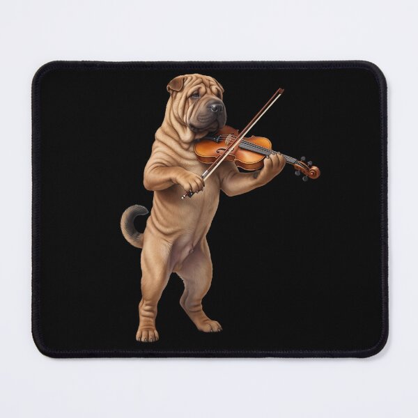 Item preview, Chinese Shar-Pei Playing Viloin Player Violinist Dog Lover designed and sold by TerryConnells.