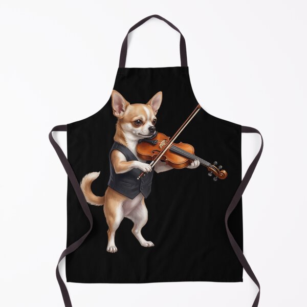 Item preview, Chihuahua Playing Viloin Player Violinist Dog Lover designed and sold by TerryConnells.