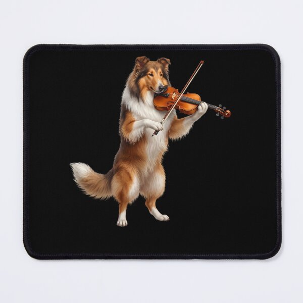 Item preview, Collie Playing Viloin Player Violinist Dog Lover designed and sold by TerryConnells.