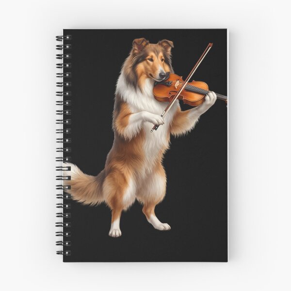 Item preview, Collie Playing Viloin Player Violinist Dog Lover designed and sold by TerryConnells.