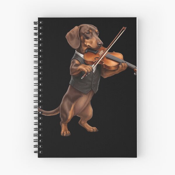 Item preview, Dachshund Playing Viloin Player Violinist Dog Lover designed and sold by TerryConnells.