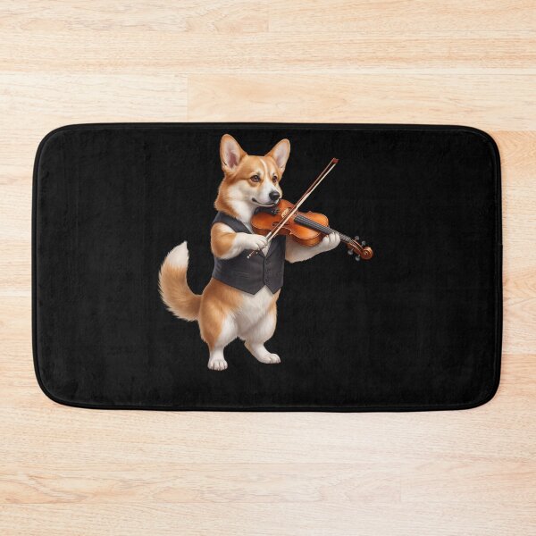 Artikelvorschau, Corgi spielt Violine, Geiger, Hundeliebhaber entworfen und verkauft von TerryConnells.
