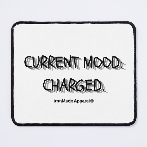 Item preview, Current Mood: Charged Electrician T-Shirt – Funny Electrician Humor Tee for Electrical Workers, Linemen & Blue Collar Trades designed and sold by IronMade Apparel.