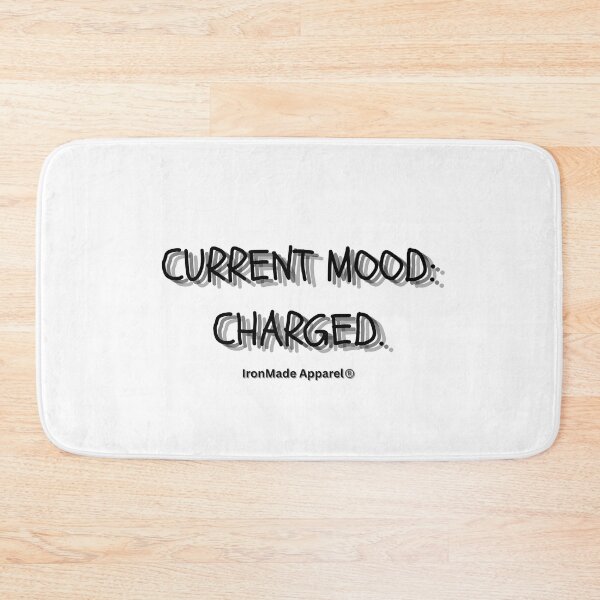 Item preview, Current Mood: Charged Electrician T-Shirt – Funny Electrician Humor Tee for Electrical Workers, Linemen & Blue Collar Trades designed and sold by IronMade Apparel.