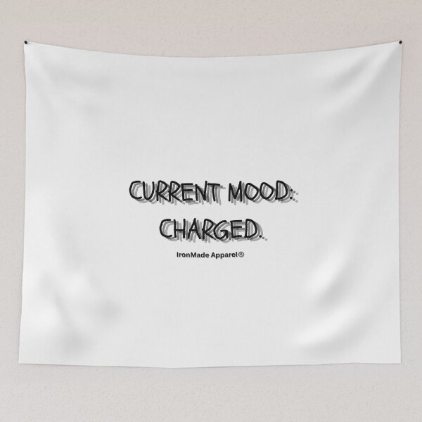 Item preview, Current Mood: Charged Electrician T-Shirt – Funny Electrician Humor Tee for Electrical Workers, Linemen & Blue Collar Trades designed and sold by IronMade Apparel.