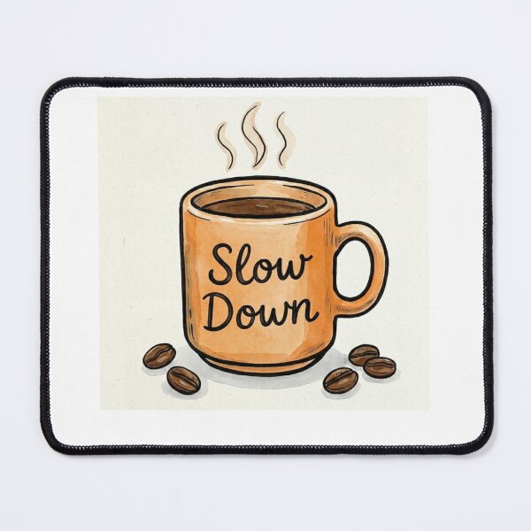 Item preview, slow down taken some coffee designed and sold by silexflow.