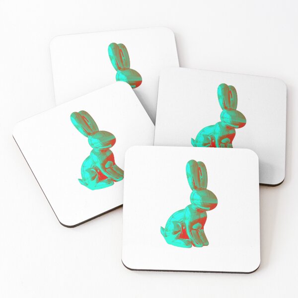 Item preview, Chrome Glow Bunny Futuristic Rabbit Design designed and sold by PhokaPhokich.