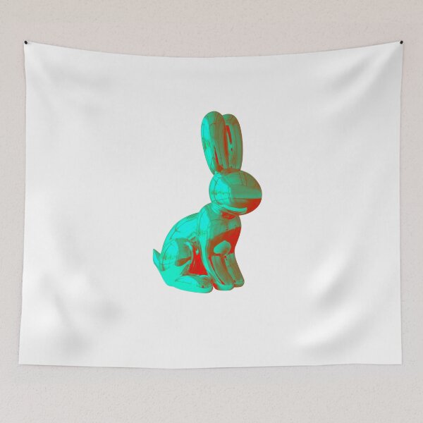 Item preview, Chrome Glow Bunny Futuristic Rabbit Design designed and sold by PhokaPhokich.