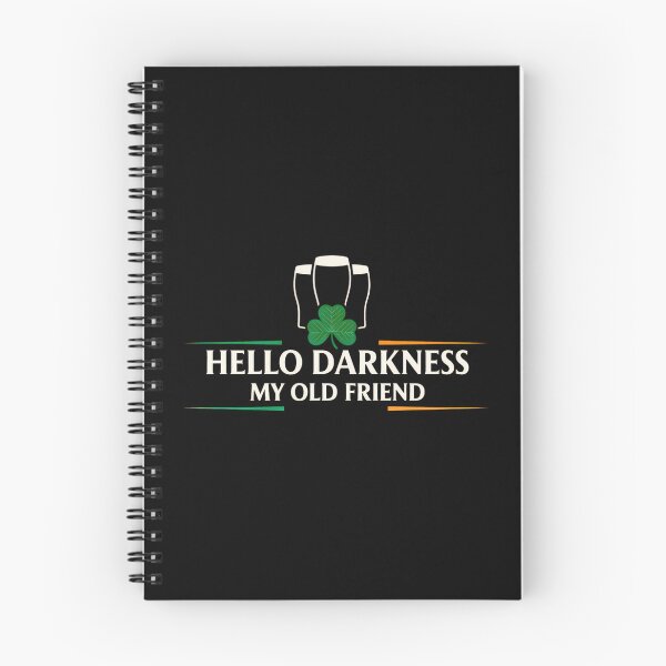 Item preview, Hello Darkness My Old Friend Irish Drinking St Patricks Day designed and sold by SonnyZDavis.