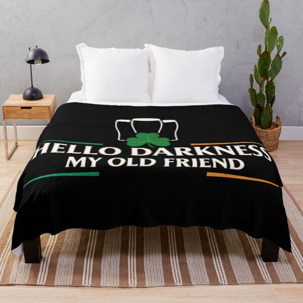 Item preview, Hello Darkness My Old Friend Irish Drinking St Patricks Day designed and sold by SonnyZDavis.