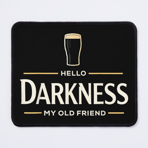 Item preview, Hello Darkness My Old Friend Irish Beer St. Patrick's Day designed and sold by SonnyZDavis.
