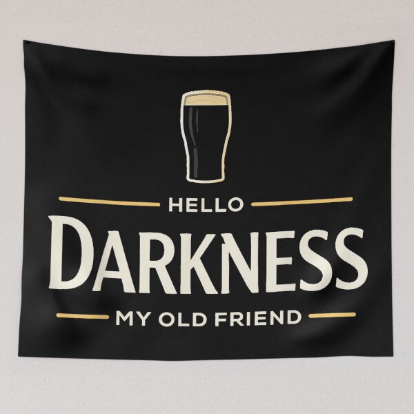 Item preview, Hello Darkness My Old Friend Irish Beer St. Patrick's Day designed and sold by SonnyZDavis.