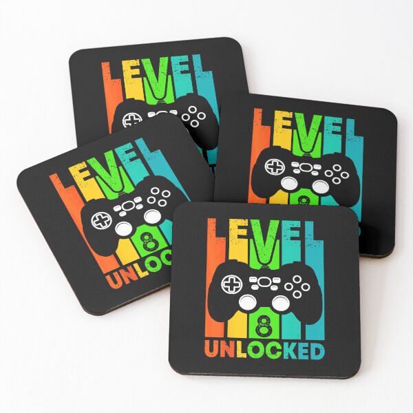 Item preview, Level 8 Unlocked Retro Gamer Birthday Level Up  designed and sold by FGTV2021.