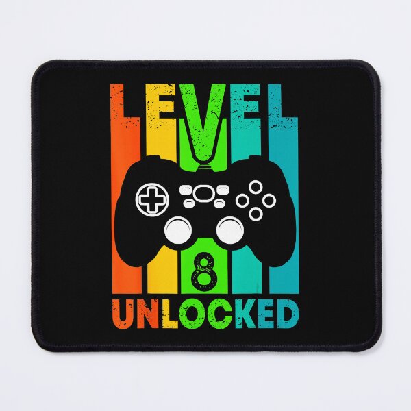Item preview, Level 8 Unlocked Retro Gamer Birthday Level Up designed and sold by FGTV2021.