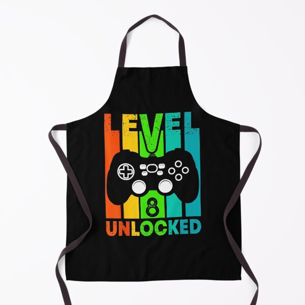 Item preview, Level 8 Unlocked Retro Gamer Birthday Level Up  designed and sold by FGTV2021.