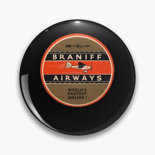 Item preview, Braniff Airways circle luggage designed and sold by IQVasja.