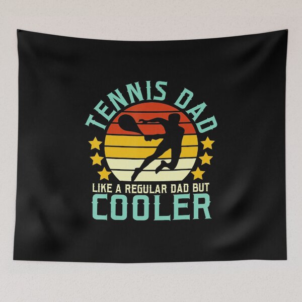 Item preview, Tennis Dad Like A Regular Dad But Cooler Retro Tennis  designed and sold by WayTBeenkenArt.