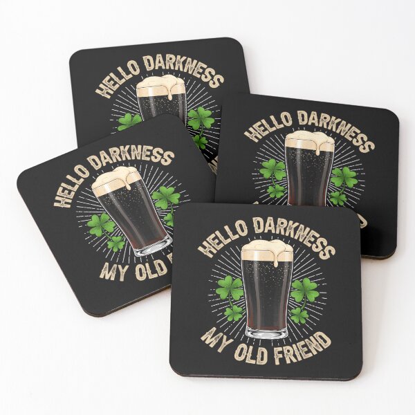Item preview, Hello Darkness My Old Friend Beer Drinker Strout Beer Lover designed and sold by SonnyZDavis.