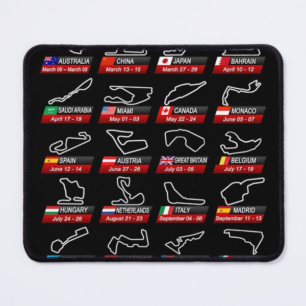 Item preview, Calendar Formula Race Cars 2026 Circuits Sport V2 designed and sold by JohnRymal47.