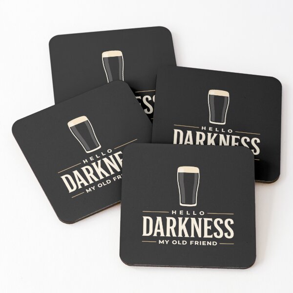 Item preview, Hello Darkness My Old Friend Dark Beer Drinkers & Lovers designed and sold by SonnyZDavis.