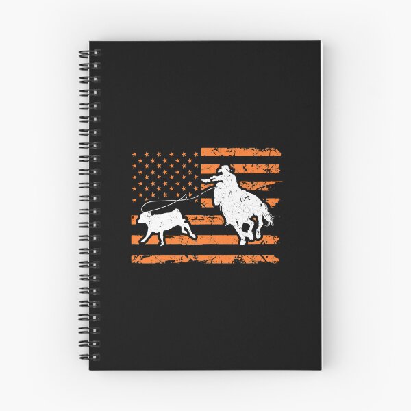 Item preview, Breakaway Roping Cowboy American Flag Rodeo Calf Roping designed and sold by Yahiamarouane.