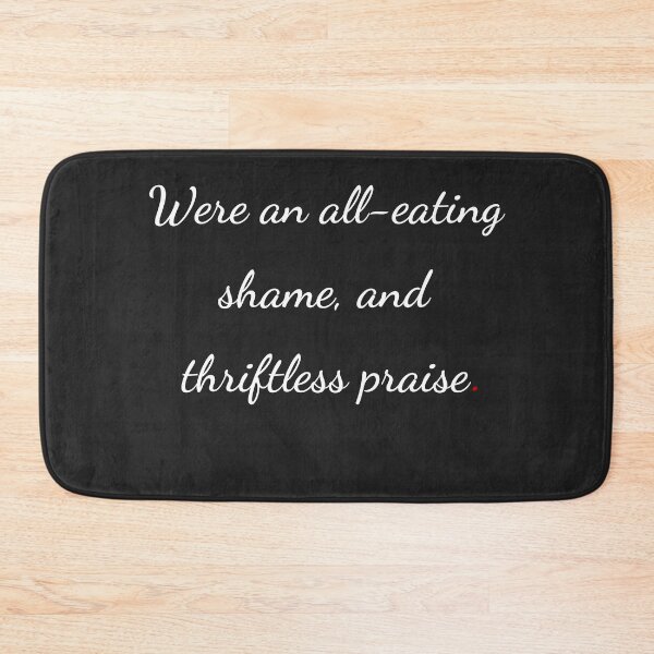 Item preview, "Were an all-eating shame, and thriftless praise" - handwriting white designed and sold by ariksworld.