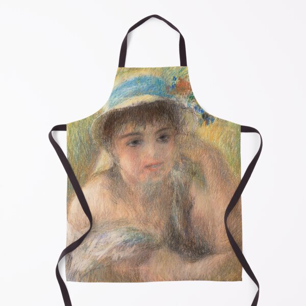 Item preview, Jeune Fille Lete by Pierre-Auguste Renoir: Romantic Impressionist Portrait Poster designed and sold by artofuniverse.