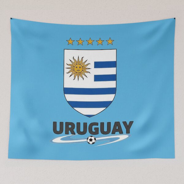 Item preview, Uruguay Soccer Five Stars Shield designed and sold by Majorprint.