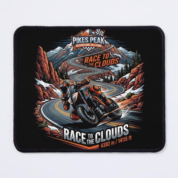 Item preview, Pikes Peak Colorado Hill Climb Racing Artwork designed and sold by enzoade.