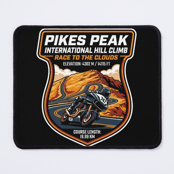 Item preview, Pikes Peak International Hill Climb Mountain Racing Design designed and sold by enzoade.