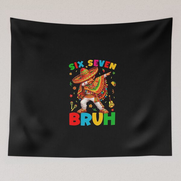 Item preview, Bruh 6 7 Mexican Boy Dabbing Cinco De Mayo designed and sold by irifine.