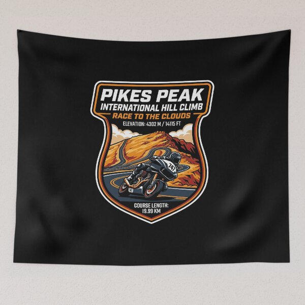 Item preview, Pikes Peak International Hill Climb Mountain Racing Design designed and sold by enzoade.