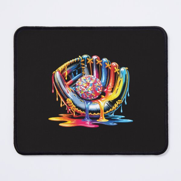 Item preview, Colorful Baseball Glove Drip Art Baseball Lover Design designed and sold by kiralynstration.